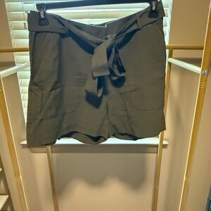a new day Olive Tie-Waist Skort